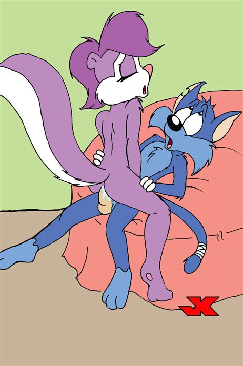 Rule 34 Anthro Ass Balls Bed Black Nose Chest Tuft Closed Eyes Couple Cowgirl Position Feline