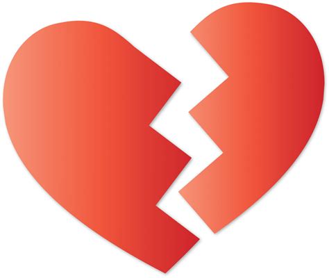 Broken Heart Png Transparent Image Download Size 1000x844px