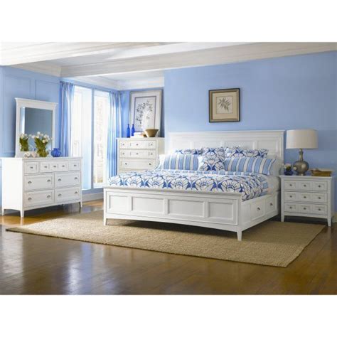 magnussen kentwood platform storage bed set bedroom sets queen white