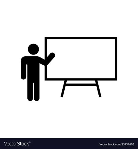 Presentation Icon Design Template Isolated Vector Image