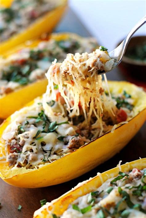 Spaghetti Squash Recipes 43 Mouthwatering Healthy Meals Greatist