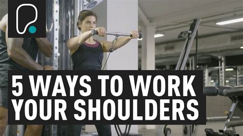 5 Ways To Workout Your Shoulders Using The Cable Machine Youtube