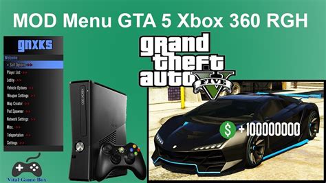 Instalar Mod Menu Gta 5 No Xbox 360 Rgh Ou Jtag Youtube