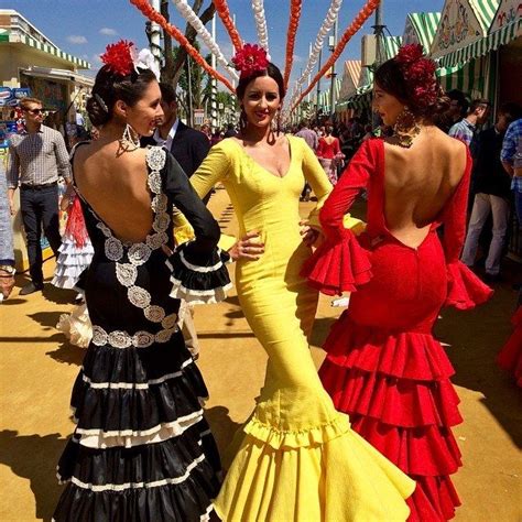 The Last Days Of Seville S Feria De Abril Flamenco Dress Flamenco Costume Spanish Dress