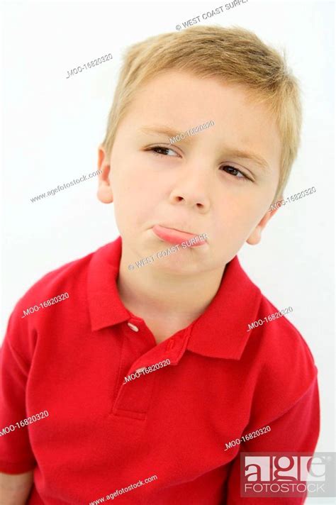 Boy Pouting Stock Photo Picture And Royalty Free Image Pic Moo