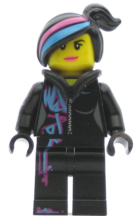 Lego The Lego Movie Minifigure Wyldstyle With Hood Folded Down