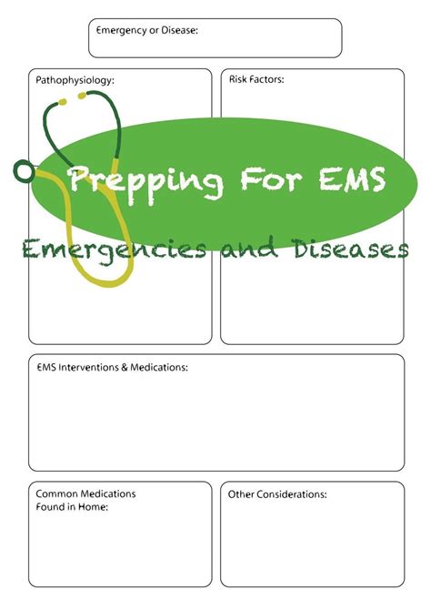 Emt Paramedic Student Disease And Emergency Response Study Guide Digital