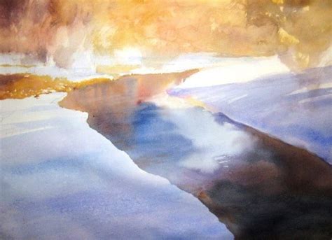 How To Paint A Snow Scene In Watercolor Roland Lee