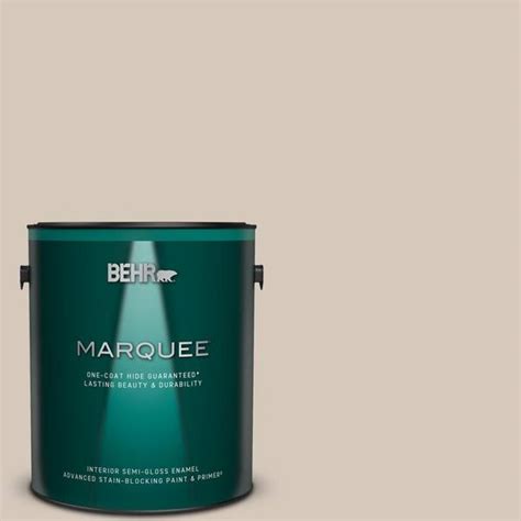 Behr Marquee 1 Gal N230 2 Old Map Semi Gloss Enamel Interior Paint