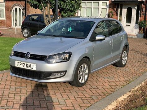 Vw Volkswagen Polo Car 12 Silver 2012 5 Door 55700 Miles Private Sale