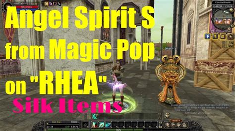 Silkroad Online 2020 Angel Spirit S From Magic Pop On Rhea Server