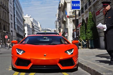 Sfondi Lamborghini Aventador Parigi Auto Sportiva Macchina Di