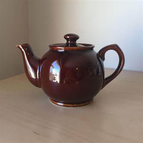 Brown Tea Pot Vintage Tea Pot Afternoon Tea Home Appliances Coffee