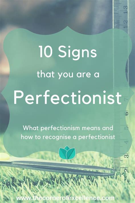 10 Signs That You Are A Perfectionist How To Stop Procrastinating