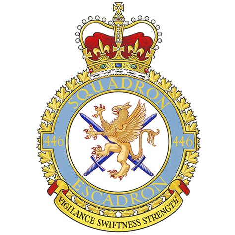 No 446 Squadron, Royal Canadian Air Force - Coat of arms (crest) of No 446 Squadron, Royal ...