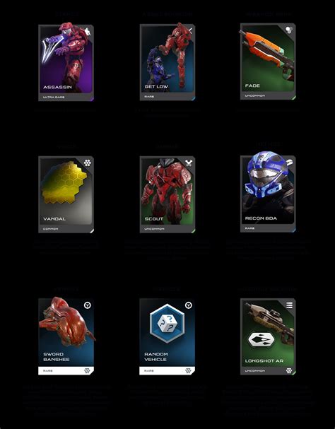 Halo 5 Guardians Reveals Oathsworn Req Weapon More Cards