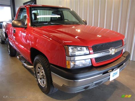 2005 Victory Red Chevrolet Silverado 1500 Regular Cab 4x4 36406701