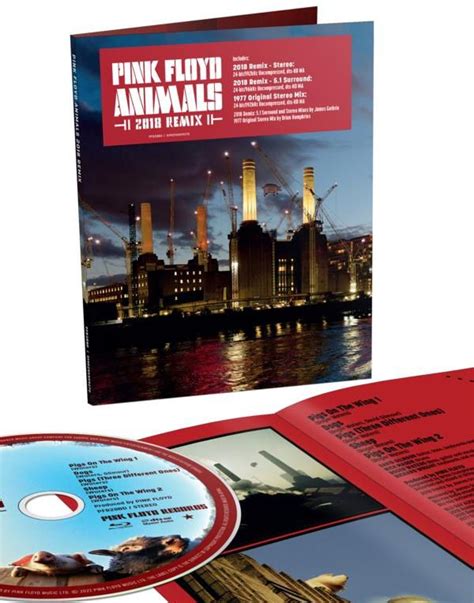 Pink Floyd Animals 2018 Remix Blu Ray Audio Only Gatefold Card