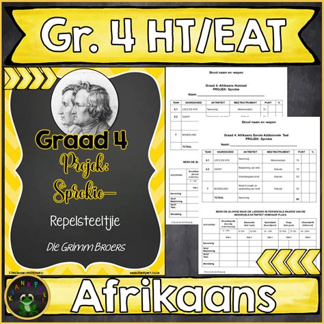 Projek 2 Graad 4 Afrikaans Huistaal Of Eerste Addisionele Taal