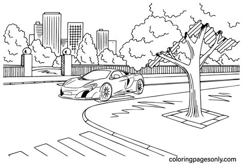 McLaren Coloring Sheet Free Printable Coloring Pages