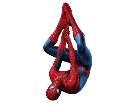 Spiderman Hanging Upside Down Png - Free Logo Image