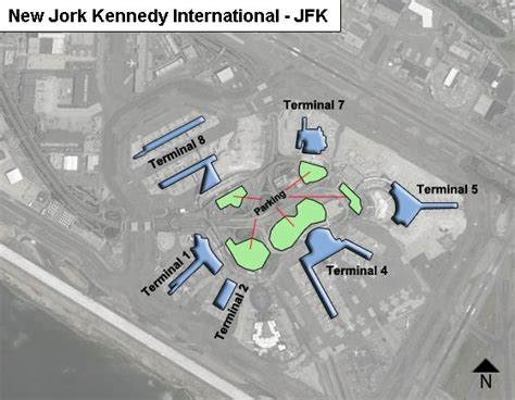 New York Jfk Airport Map