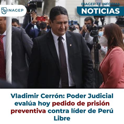 vladimir cerrón poder judicial evalúa hoy pedido de prisión preventiva contra líder de perú