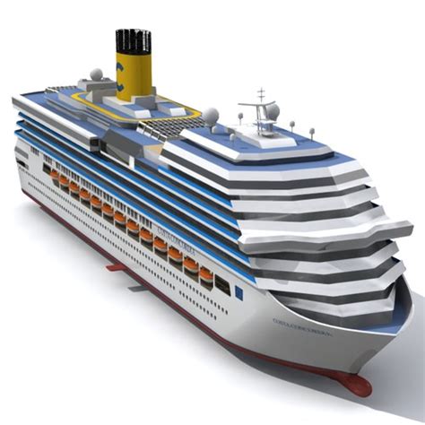 Costa Concordia 3D Model .3ds .lwo .lw .lws - CGTrader.com