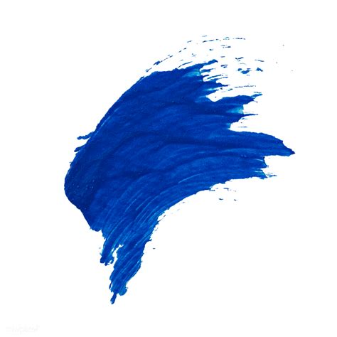 Blue paint brush stroke | Free transparent png - 583584 png image