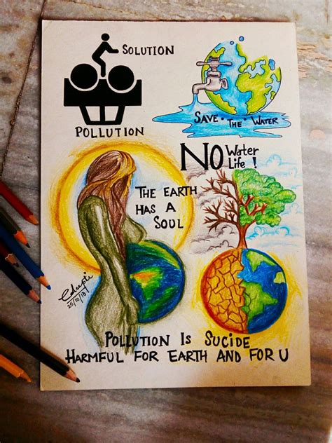 Pollution Word Art Drawings Earth Drawings Art Drawings Simple Art