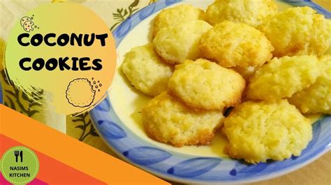 COCONUT COOKIES RECIPE BAKERY STYLE COOKIES HOW TO MAKE COCONUT