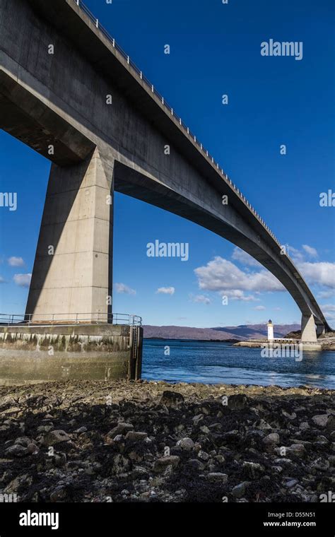 The Skye Bridge Over Loch Alsh Connecting Mainland Highland Scotland