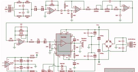 How do i bridge three subwoofers to a four channel amp to get the most power? do it by self with wiring diagram: Tda7294 Subwoofer Amplifier Circuit