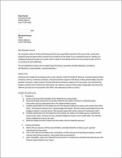 20 Sample Letter Of Proposal For Service Doctemplates