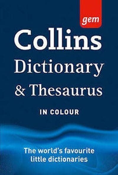 Collins Gem English Dictionary And Thesaurus Junior Certificate