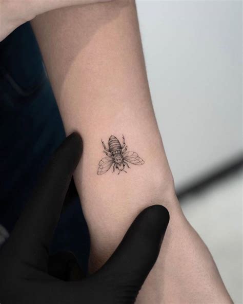 Bee Tattoo Wrist