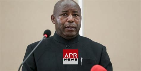 Burundi Le Président élu Evariste Ndayishimiye Entrera En Fonctions