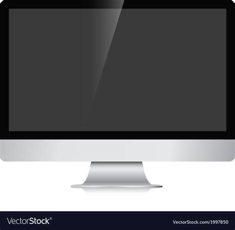 Imac Vector Image In Screen