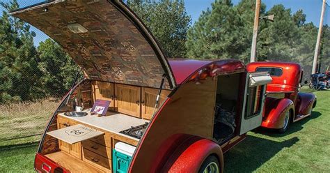 Tiny Yellow Teardrop The Pros And Cons Of A Teardrop Trailer