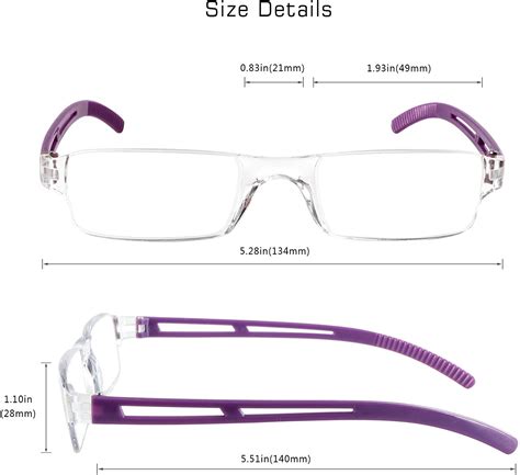 4 pairs reading glasses blue light blocking glasses computer reading glasses for women and men