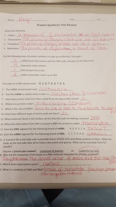 29 section 112 from dna to protein worksheet answers … Harm Biology
