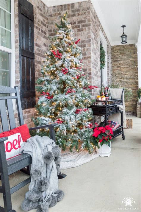 Classic Christmas Decor For A Traditional Front Porch Kelley Nan