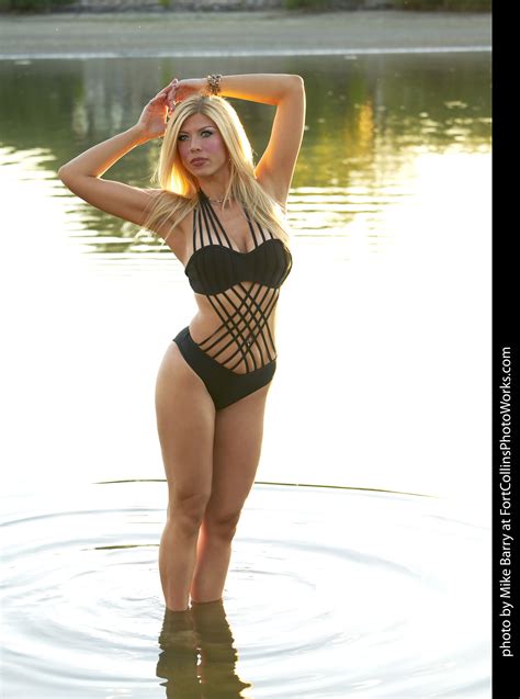 Mandy At Lake Loveland In A Black Bikini Fort Collins Photo Works