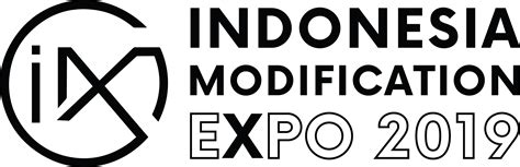 Logo Imx 2019 Black Indonesia Modification Expo