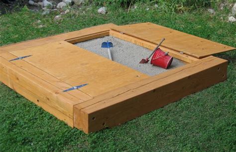 Covered Sandboxes Not Sure Cover Would Work But Not As Heavy As A Full