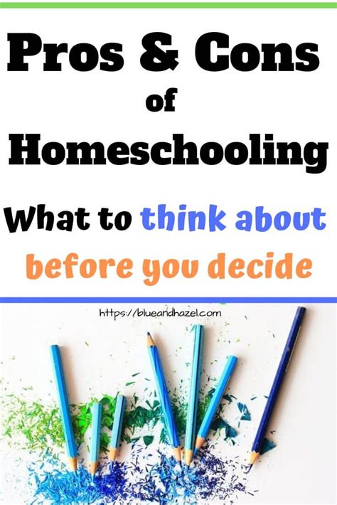 Pros And Cons Of Homeschooling How To Know If Its Right For You