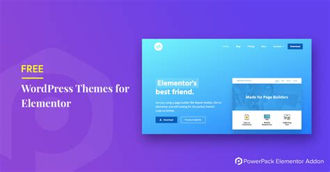 Great websites are not easy to create when you start as the name suggests, wp page builder is a wordpress page builder with all the characteristics you need to build a stunning website. Best Free WordPress Themes for Elementor - PowerPack for ...