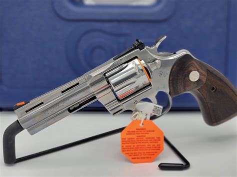 Colt Python 357 Magnum Revolver 425 Barrel 6 Rounds Walnut Target