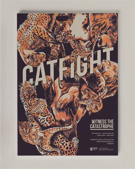 Catfight Catfight Adobe Illustrator Draw Illustration