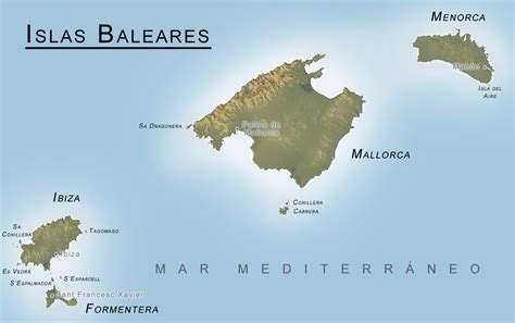 Carte interactive des Baléares